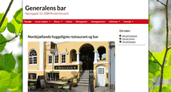 Desktop Screenshot of generalensbar.dk
